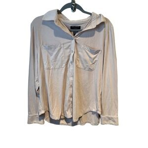 Size‎ Large Grace A Perfect Fit Pink Button Up Womens Top